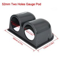 부스터게이지 터보게이지 자동차튜닝 경고등 52mm 부스트 PSI 바 오일 압력 물 온도 전압계 타코미터 RPM 미터와 디지털, BL0047