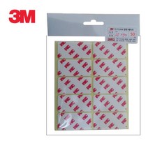 ★JOONA◆ 3M 4421 다용도 양면테이프 사각 25X50MM 50개입 산업용테이프 차량용양면테이프 공업용양면테이프