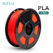 Sunlutwingkling PLA 1.75mm 필라멘트 1kg/2.2lbs 3D 프린터 용 FDM 프린터 재료 및 진공 패킹 포함 3D 펜, 04 PLA RED