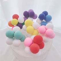 풍선다발 파티토퍼 /생일파티 케이크픽 케이크꾸미기 케이크장식 파티초 파티용품 파티소품 홈파티 생일꾸미기 장식 기념일 베이비샤워 브라이덜샤워, 민트