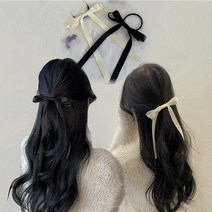 VANANA2 국내제작 여성 러블리 리본 머리끈