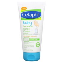 CETAPHIL BABY SOOTHE PROTECT CREAM WITH ORGANIC, 단색, 한 사이즈