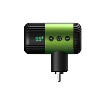 고성능 1800 mAh EZ Portex Gen2 무선 전원 공급 장치 배터리 팩 RCA DC 커넥터 로터리 카트리지 기계 용 LED 디스플레이, RCA Green, 02 RCA Green