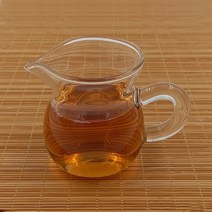 HS 긴 원형 유리 숙우 100ml HS314 티포트 티팟