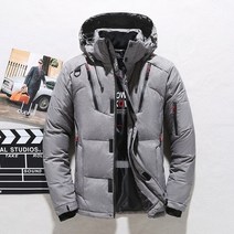 스키미들러 골프미들러 2021 새로운 브랜드 남성 겨울 다운 재킷 두꺼운 흰색 오리 다운 따뜻한 파카 코트 캐주얼 패션 패딩 재킷 남성