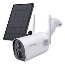 COOAU 태양열 무선 IP 가정용 CCTV 스마트폰 씨씨티비 홈캠 현관 전원주택 농막, 기본