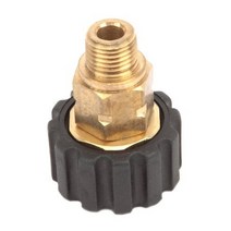 Forney 75107 Pressure Washer Accessories Male Screw Coupling M22F to 1/4-Inch Male NPT, 1
