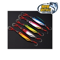 (행운을파는낚시) 웨폰 케이 메탈지그 (20g 30g 40g) 삼치 농어 갈치 볼락 고등어, 40g, 03. 블루