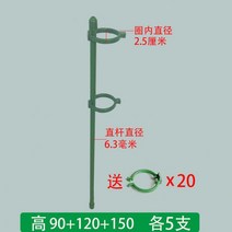 묘목 지지대 국화 식물 장미 꽃 선반 나비 난초 브래킷 수국 지원 막대 돈 나무 몬스 테라 대나무 등반 덩굴 고정 방지 숙박127679, 03_중간
