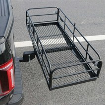 히치바스켓 짐 견인 장치 수화물 리어 거치대 선반, 검정색 153x62x35