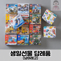 심쿵선물나라 어린이집 유치원 생일선물 답례품 남아레고, [10개묶음] 남아용레고