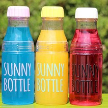 오보틀 써니보틀 가로인쇄, 본체 (그린), 뚜껑 (옐로우), 500ml