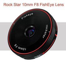 rockstar 10mm f8 어안 렌즈 초광각 고정 초점 카메라 렌즈 Sony e z, 니콘 Z