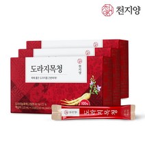 천지양 국산 도라지 목청 스틱 6년근 홍삼농축액 환절기건강, 10ml, 45포