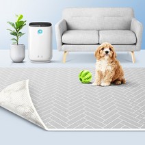 1.5M 어린이 헤링본 아파트층간소음 놀이매트 놀이방 쿠션, 헤링본그레이 논슬립매트 마블 1.5M