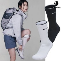 블랙야크 등산양말 bcc스포츠삭스 남여공용 캐주얼 기능성 아웃도어 장목양말, 24, WHITE