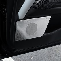 카스타 모하비 더마스터 도어스피커 커버 튜닝 용품 차량 스피커 인테리어 몰딩, 크롬 4P