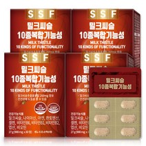 순수식품 밀크씨슬 4박스(120정) 4개월분 밀크시슬, 30정, 4box