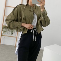 디파스텔 여성용 마 에디 린넨 숏 자켓