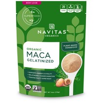 Navitas 오가닉 오가닉 마카 젤라틴화 분말 4 oz (113 g) 2팩