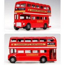 리얼리티 런던 레드 2층버스 버스장난감 자동차장난감 교통놀이 미니카 6살