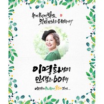 애니데이파티 [환갑 칠순 생신 현수막] 인생은60부터 (포토형), 기타
