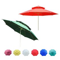 이케아 파라솔 코스트코 다이소 캠핑용 정원용 가정용 마당 해수욕장 경량 파라솔 그늘막, 대형(220cm) 파라솔 일반형/블루