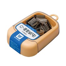 화신 행거용 클립 핀 압정 옷핀 장구핀 카드링 칼라클립 클립날 사무용품, 행거 C-클립날(대)