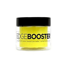 [정품] (2팩) Style Factor 엣지 부스터 스트롱 홀드 수성 포마드 95.8g(, 3.38 Ounce (Pack of 1)_Lemon C
