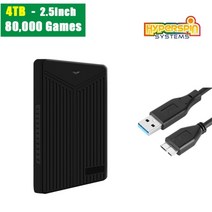 게임기 게임악세사리 슈퍼 콘솔 X 미니 PC Linux LarkBox Pro 4K 11, 4TB 2.5 HDD 전용