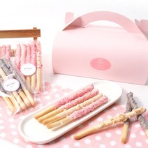 붐스토리 핑크롤 막대과자만들기세트 빼빼로, 1개, 스틱+초콜릿_포장용품