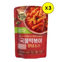 (냉장)[풀무원]국물떡볶이양념소스150gx3