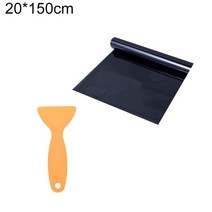창문용시트지20x150cm 자동차 앞 유리 창문 차양 5% 투과율 바이저 필름 스티커 (스크레이퍼 포함) 단열 액, 01 20x150cm