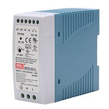MDR-60 5V 15V 20W 60W Din 레일 전원 공급 장치 ac-dc 드라이버 전압 조정기 전원 공급 장치 110V 220V 전, 03 5V 60W