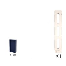 ANKRIC 도미노 멜로디 기차 장난감 60PCS, 도미노칩 100개+수납틀