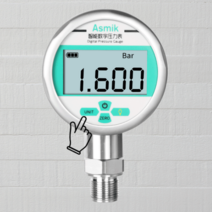 디지털 진공 압력 음압 게이지 진공계 측정기 1.6MPa, [미세압]0-10kPa