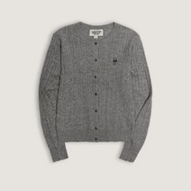 후아유 스티브 하이게이지 울 케이블 가디건 WHCKD3801F[NC불광]