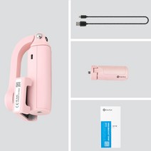 FeiyuTech 공식 Vimble 하나의 Selfie 스틱 짐벌 전화 스마트 폰 아이폰 Xiaomi Redmi 화웨이 삼성 핸드 헬, 02 Pink_03 러시아