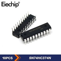 10개 SN74HC374N 74HC374 DIP-20 오리지널 로직 ic 집적 회로 Octal D-type fip-flop; 포지티브 에지 트리거; 3 상태