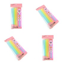 15P 버블티스트로우 일회용빨대 스무디빨대 버블빨대 음료빨대