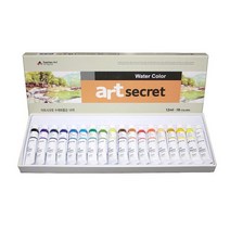 GDG1346 아트시크릿 수채화물감 12ml 18색 신한수채화/수채물감/고체수채/아동미술
