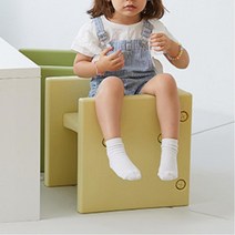 아기의자 스툴 테이블겸용 2살 3살 의자 베이비책상, 샌드베이지