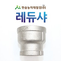 레듀샤/백레듀샤/철레듀샤/철 이경소켓/수도용 배관자재/한솔농자재철강, 옵션1. 15 x 15mm