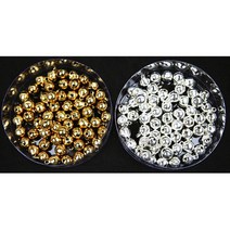 문구랑만들기랑 금방울 은방울 6mm~30mm 금은방울 소리나는 방울, 1통, 은방울 6mm_(300개입)