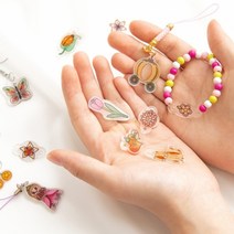 공예용품 오븐종이 쉬링크 마술종이 브로치만들기 16종, 요정세자매