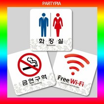 [KT알파쇼핑](파티피아) UV인쇄 95x95/하이그로시/표지판 안내판 사인, 냉난방중_W02B9BC