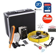 배관 내시경 카메라 512hz sonde 송신기 로케이터 수중 비디오 시스템 파이프 벽 검사 하수도 세트 (10인치 IPS 모니터 포함), 5 40 메터, 10인치 수신기 키트