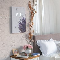 발루아 LED 시계용 액자+LED벽시계 액자, 9.라벤더 + 24cm LED벽시계