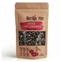 미국발송 Berrilys 무가당 건 타트체리 1lb(454g) Non-GMO Dried Tart Cherries Unsweetened, 1개