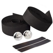 자전거핸들높이 조절 로드 픽시 하이브리드 자전거 일체형 핸들바 드롭바 테이프 eva 그립 스폰지 그립 테이프 사이클링 미끄럼 방지 테이프 raod bike multi, 01 Black